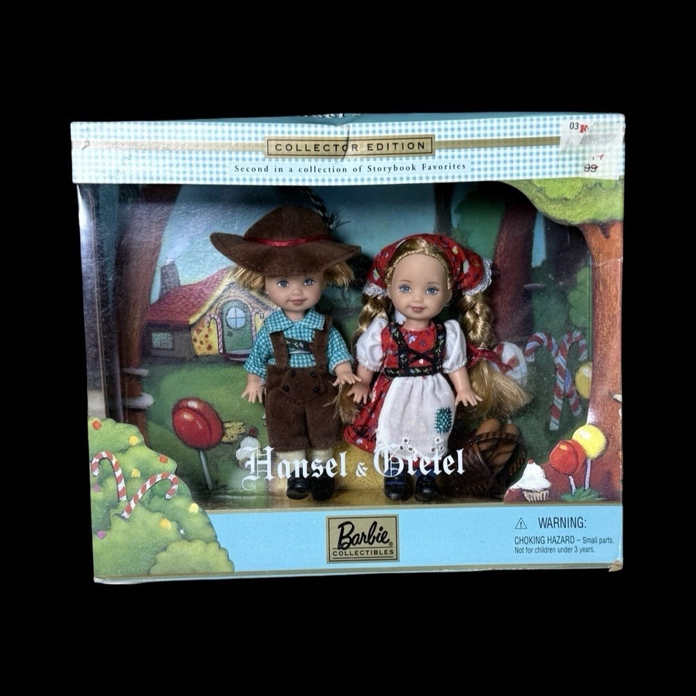 MATTEL Barbie Kelly & Tommy As Hansel & Gretel Storybook Favorites NIB